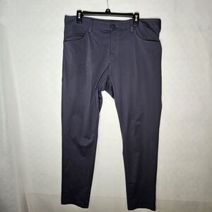 Rhone Commuter Pants Performance Golf Stretch Dark Gray Men's Size 36